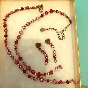 SORRELLI necklace and earring set